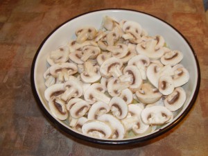 картофель запеченный с грибами 3