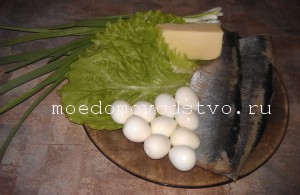 салат из сельди с перепелиными яйцами